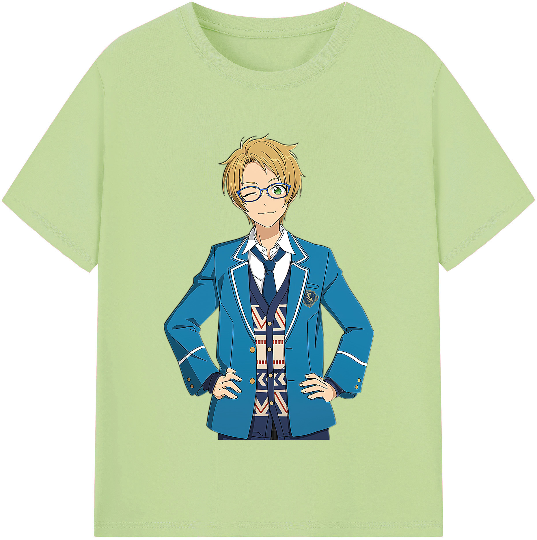 （画像用） あんさんぶるスターズ! Ensemble Stars 綿100％半袖Tシャツ（フロントプリント）